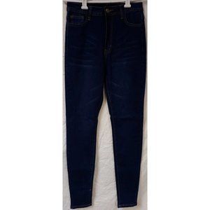 Lover Brand Juniors Medium Dark Wash Stretch High Waist Skinny Jeans 26X30 NWT